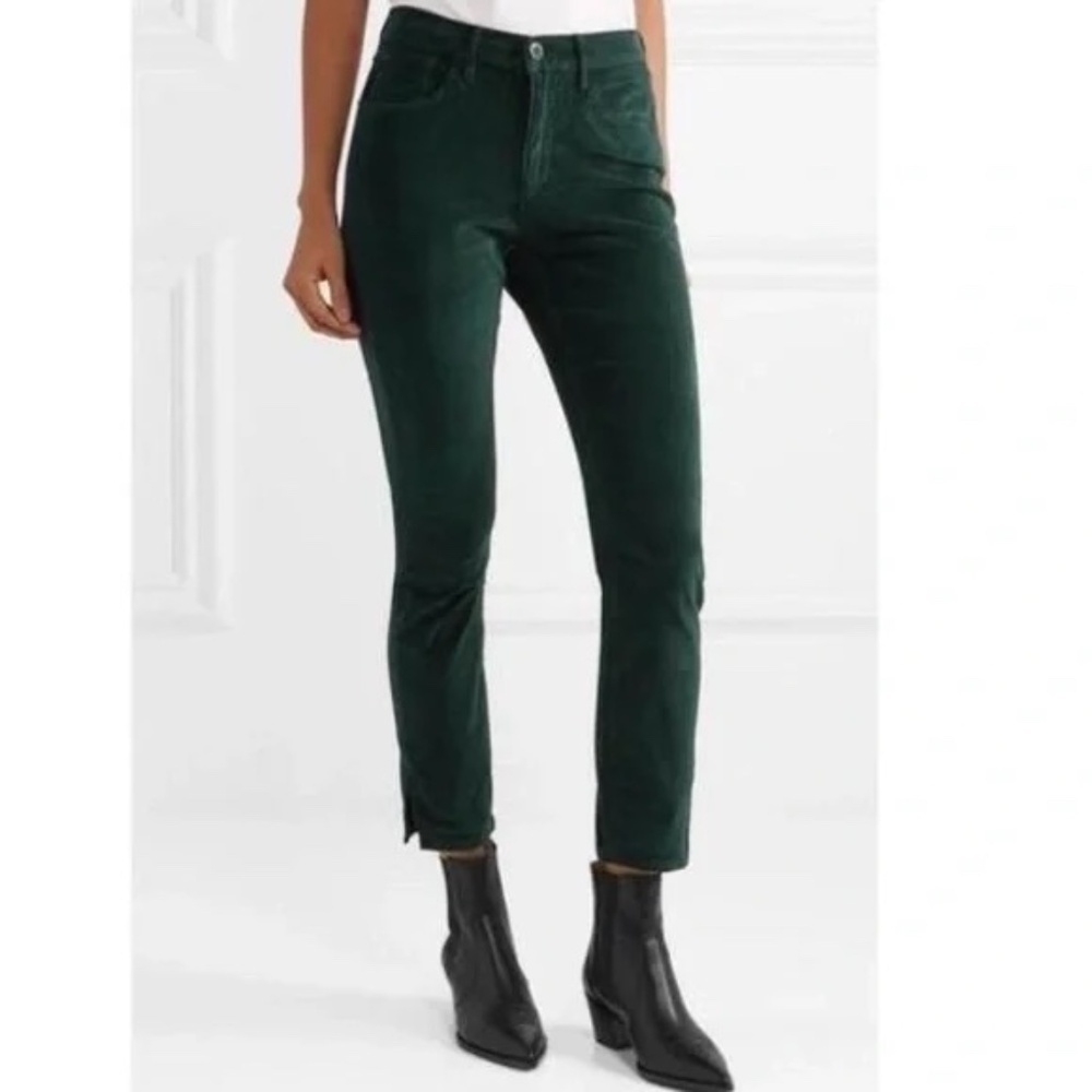 3x1 Velvet Higher Ground Jeans Mini Split -Fern Size‎ 25
